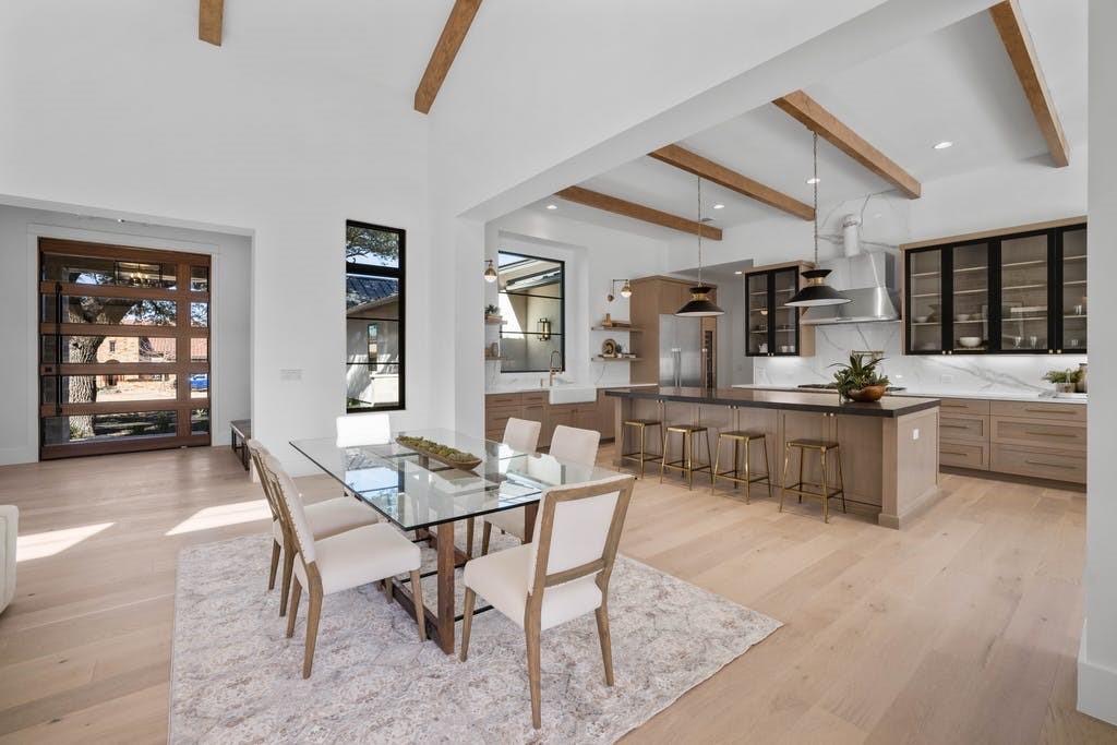 Custom kitchen and dining remodel by Capital Hills Development